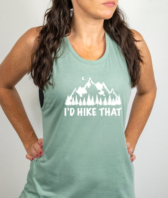 Adventure Shirt Mountain Shirt Hiking Shirt I'd Hike That Take a Hike T-Shirt Gift for Her Outdoor Shirt Travel Shirt
