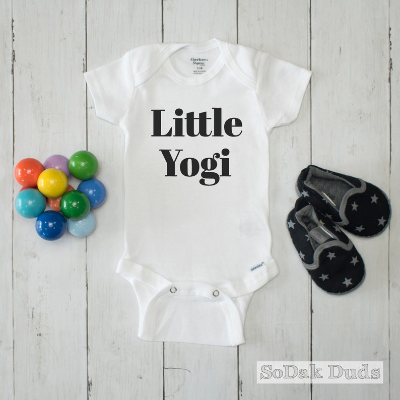 Little Yogi Baby Onesie® Yoga Onesie® Mom Onesie® Yoga Baby Etsy