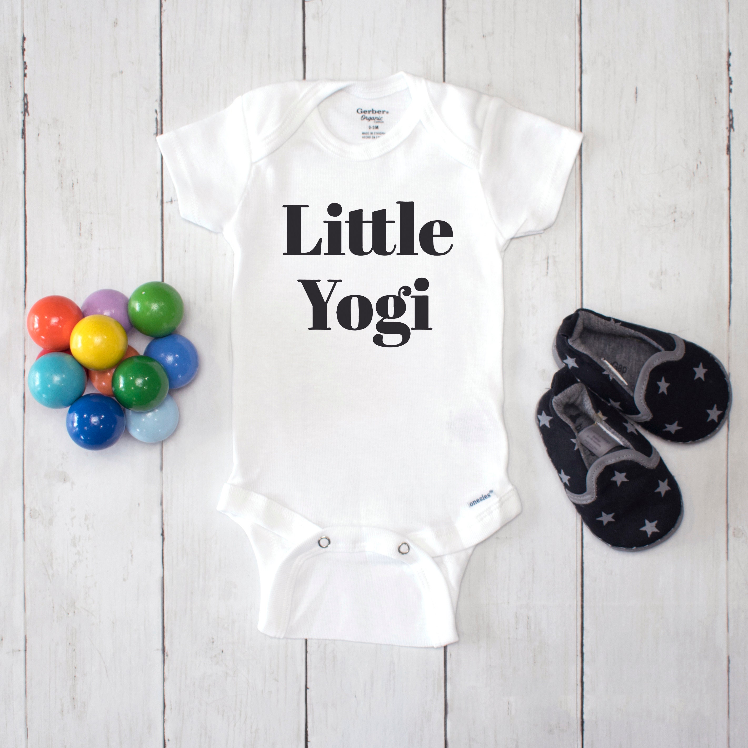 Little Yogi Baby Onesie® Baby Clothes Unisex Yoga New Baby Etsy