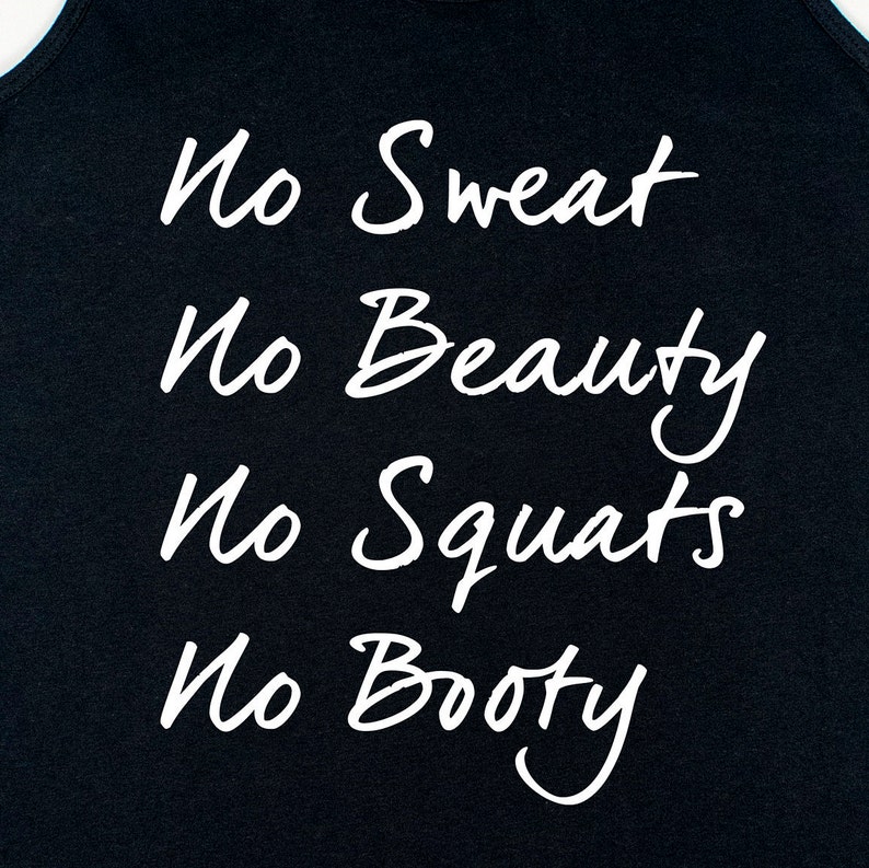 Squats Booty Funny Fitness Shirt Woman Workout Tank Top Gym Motivation