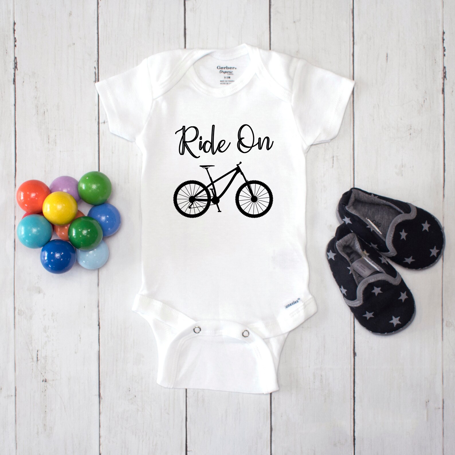 Ride on Bicycle Baby Onesie® Bike Baby Gift Funny Baby Onesie® Etsy