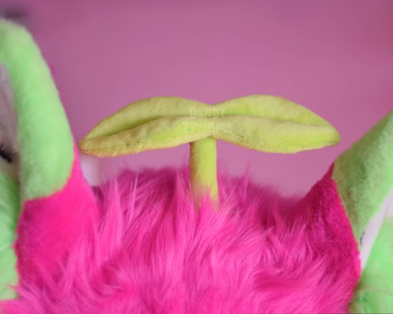 Fursuit Prop Blatt Sprosse - Fursuit Haarspange Spross - Furry Prop Sprout - Plüsch Fursuit Accessoires - Fursuit Jewelry Deko