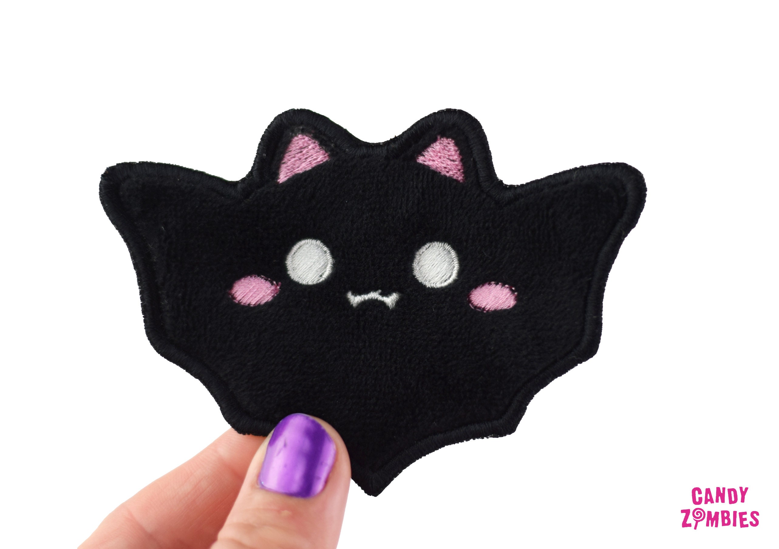 KAWAII BAT PATCH flauschige fluffy Fledermaus Aufnäher Bat Etsy