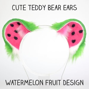 Fluffy Bear Ears - Faux Fur Animal Ears - Anime Cosplay Ears - Cute Mouse Ears - Fluffy Fursuit Ears - Petplay Gear - Therian Ears - B-Grade