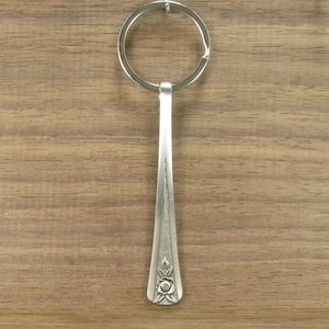 Spoon Keychain, Key FOB, 3.3 inches, Stainless Steel, #369