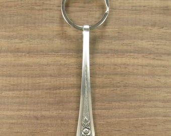 Spoon Keychain, Key FOB, 3.3 inches, Stainless Steel, #369