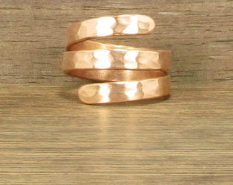 Pure Copper Ring, Handmade, Arthritis Lore, #106