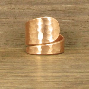 Pure Copper Ring, Spoon Ring Style, Handmade, Arthritis Lore, #206