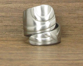 Size 11 Stainless Steel Spoon Ring Handmade, #433