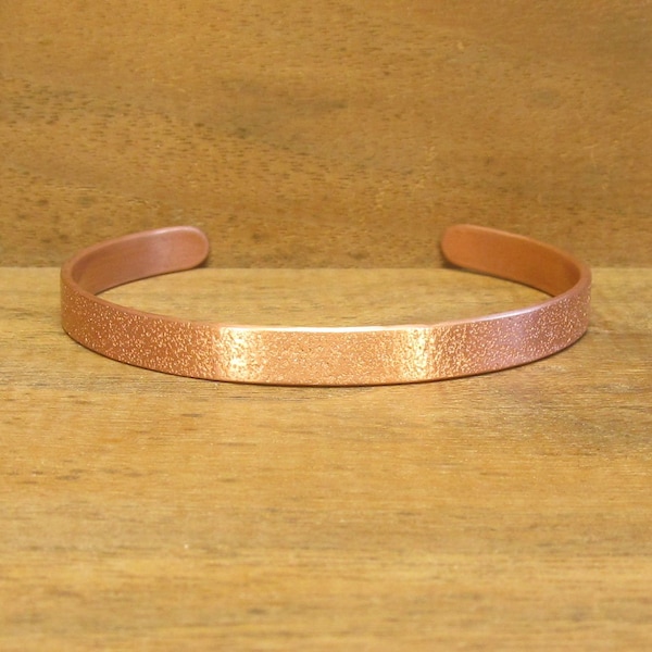 Pure Copper Bracelet, 99.99%, Light Weight Adjustable, Handmade Hammered Round or Oval, Arthritis Lore, Men Women, Size 6 7 8 8.5, #166-3