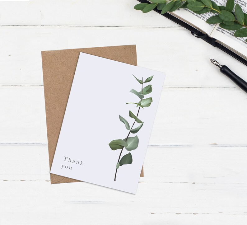 Christian Botanical Greetings Card, Set of Three Cards, Sympathy Card, Thank You Card, Thinking of you Card, Eco Friendly imagem 4