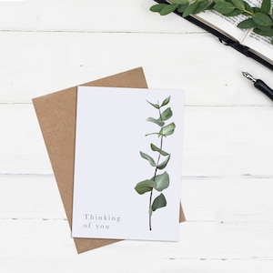 Christian Thinking Of You Botanische Karte, Gelegentliche Karte, Sympathiekarte, Blankokarte, Zahlen 6:24-26, Eco Friendly