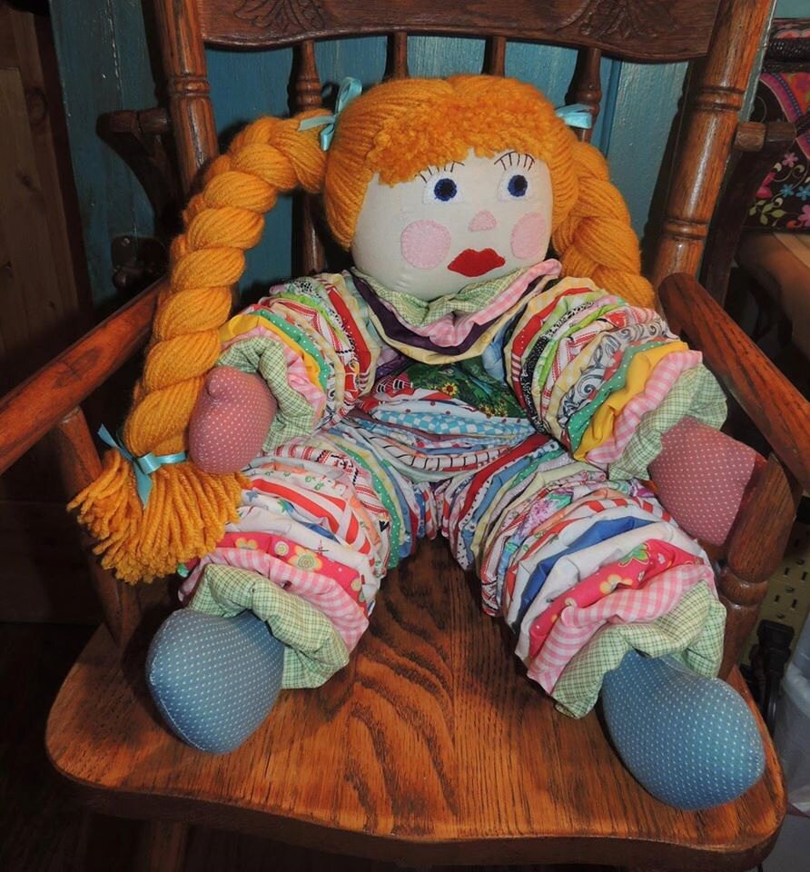 Handmade Vintage Style YoYo Doll Etsy