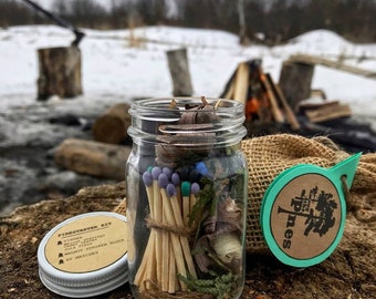 Firestarter Kit + FREE GIFT - Camping - Nature lovers - Campfires - Great outdoors - Cabin