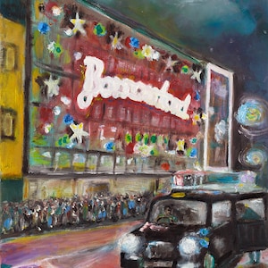 Glasgow city scape Barrowland giclee print