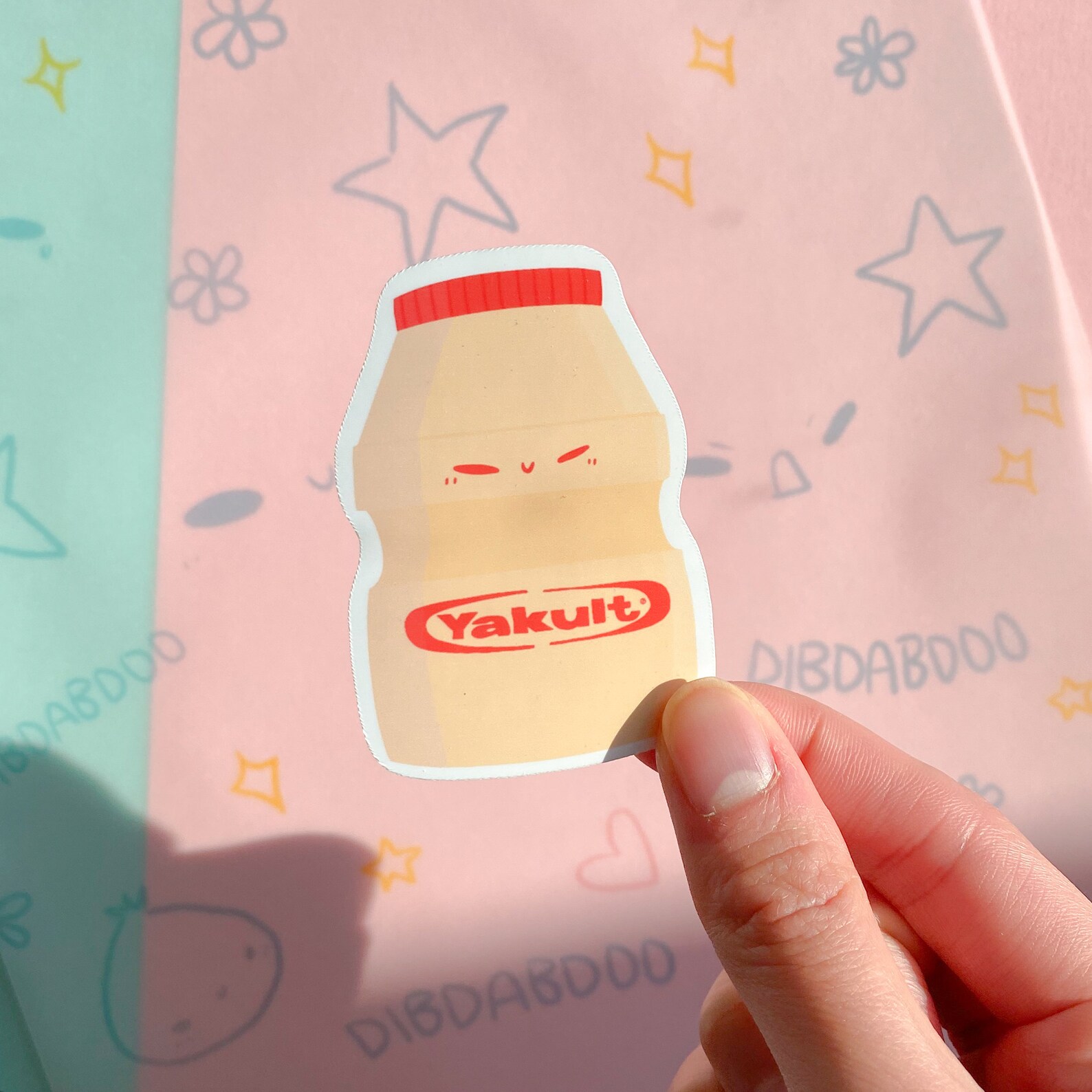 Yakult Korean Probiotic Yogurt Drink Sticker Vinyl Asian Etsy