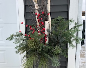 Set of 3 1&quot;-1-1/2&quot; Real White Birch Poles, branches, birch branches, birch trees, decorative trees, white birch, sticks, wedding decorations