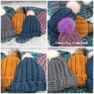 Seriously Chunky Pom Pom Hats