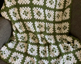 Fields of Clover Throw Afghan