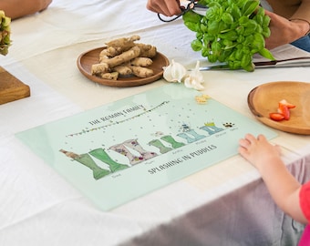 Welly Boot Family Chopping Board