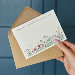 Wildblumen Karte