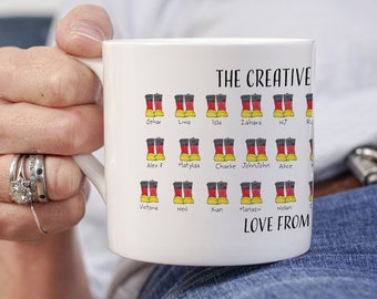 Personalised German Teacher Class Mug