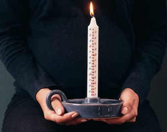 Rainbow Reindeer Christmas Advent Candle