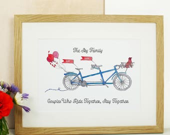 On Your Bike Family Print