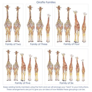 Giraffe Family Print image 2