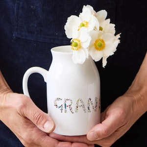 Jarrón floral personalizado