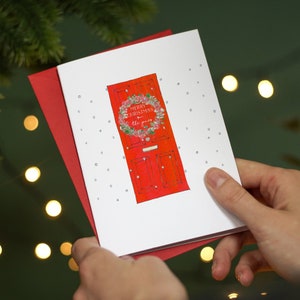 Mes cartes de couronne de Noël de porte d’entrée