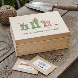 Welly Boot Gardening Seed Box