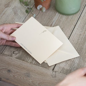 Naissance Fleur Mariage Merci Notes