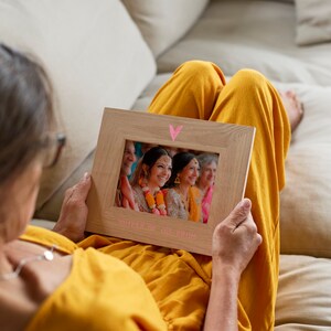 Mother of the Bride Oak Photo Frame