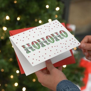 Paquete HoHoHo de tarjetas de Navidad