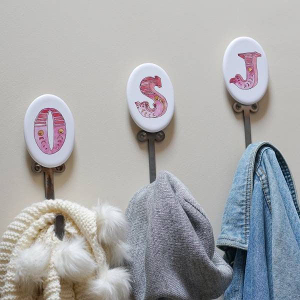 Monogram Towel Hook Etsy