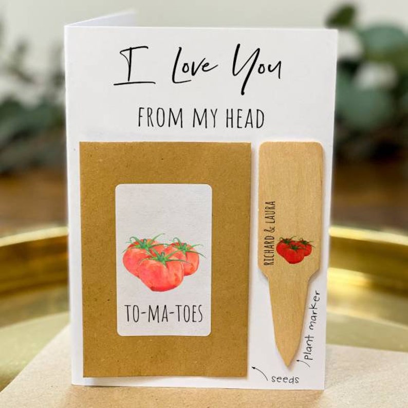 Head To-Ma-Toes Keepsake Valentine's Card image 1
