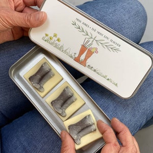 Thank You Teacher Pencil Treat Tin with Chocolates