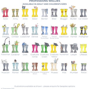 Original Welly Boot Family Print image 5