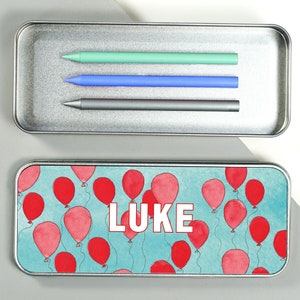 Balloon Children&#39;s Pencil Tin
