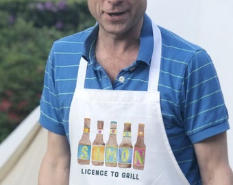 Beer Bottles Apron