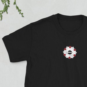 Estnisch Unisex T-Shirt / Eesti Solg (Trachtenanstecker)