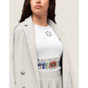 Estonian Unisex T-Shirt / Risti, Estonia - Traditional Folk Costume
