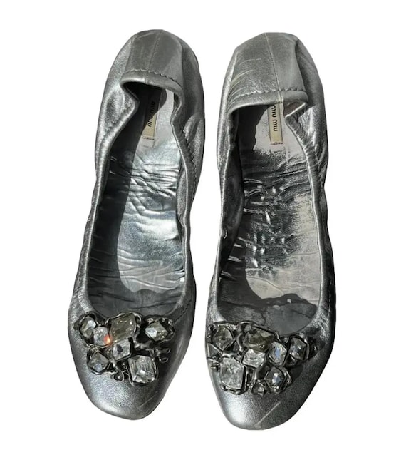 Vintage Miu Miu Silk Blue Satin Heels With Swarowski Crystals - Etsy