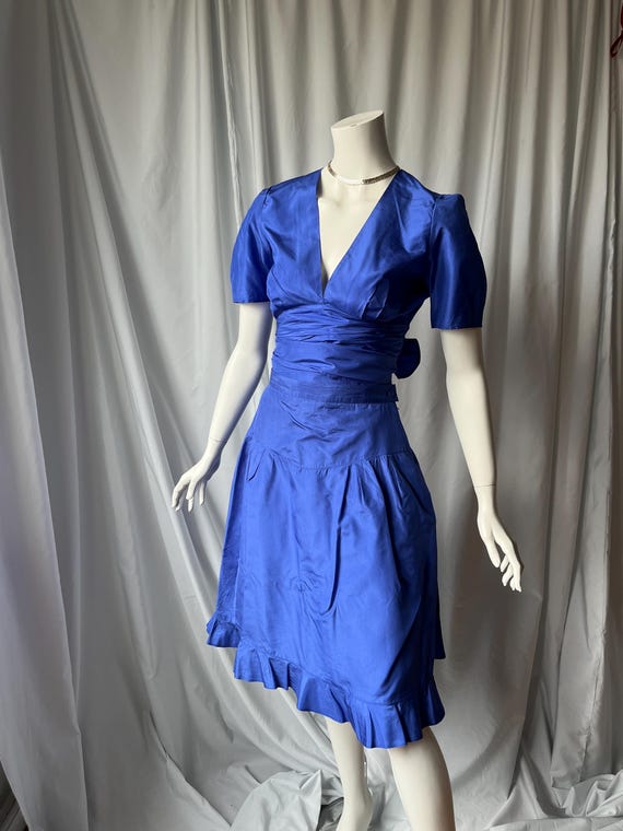 Cacharel, Vintage Pure Silk Cacharel skirt set with a top/ dress