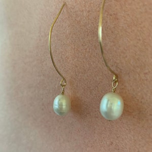 Freshwater Pearl and 14K Gold Filled Earrings