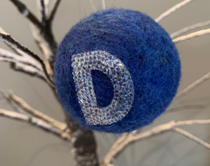 Austrian Crystal Rocks Wool Decoration, Hanging Decoration