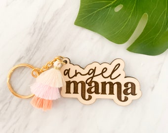 Angel Mama Keychain | stillbirth, miscarriage, loss