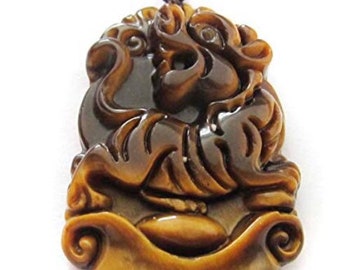 Tiger eye  12 animal zodiac  amulet choice
