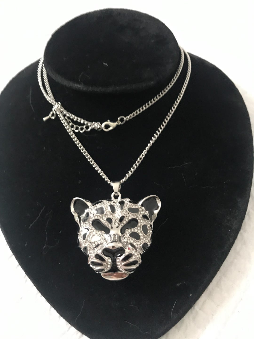 Cougar Stain Steel Pendant Necklace C6 Etsy cougar-stain-steel-pendant-necklace-c6-etsy